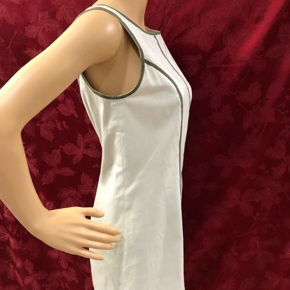 Sinclaire 10 Dress Ivory Sleeveless Knee Length Cocktail  Sz 6 - Picture 4 of 12